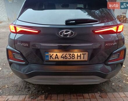 Сірий Хендай Kona, об'ємом двигуна 1.6 л та пробігом 12 тис. км за 21500 $, фото 10 на Automoto.ua