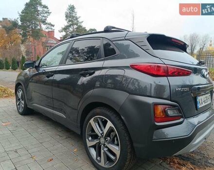 Сірий Хендай Kona, об'ємом двигуна 1.6 л та пробігом 12 тис. км за 21500 $, фото 25 на Automoto.ua