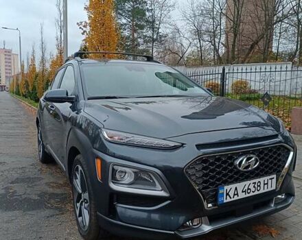 Сірий Хендай Kona, об'ємом двигуна 1.6 л та пробігом 12 тис. км за 21500 $, фото 2 на Automoto.ua