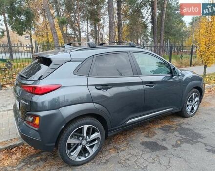 Сірий Хендай Kona, об'ємом двигуна 1.6 л та пробігом 12 тис. км за 21500 $, фото 28 на Automoto.ua