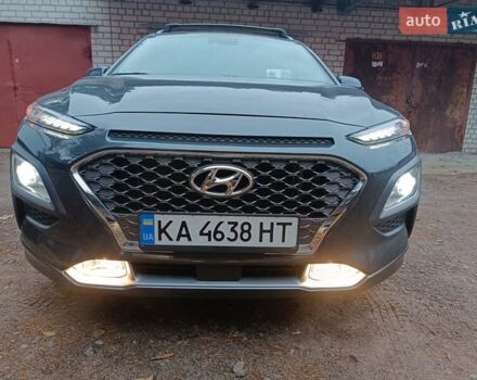 Сірий Хендай Kona, об'ємом двигуна 1.6 л та пробігом 12 тис. км за 21500 $, фото 11 на Automoto.ua