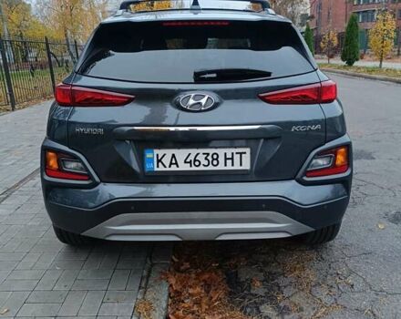 Сірий Хендай Kona, об'ємом двигуна 1.6 л та пробігом 12 тис. км за 21500 $, фото 1 на Automoto.ua