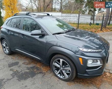 Сірий Хендай Kona, об'ємом двигуна 1.6 л та пробігом 12 тис. км за 21500 $, фото 29 на Automoto.ua