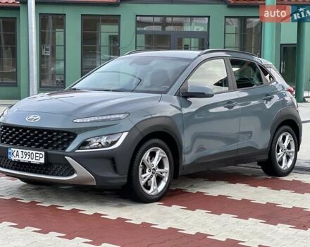 Сірий Хендай Kona, об'ємом двигуна 1.6 л та пробігом 53 тис. км за 18900 $, фото 8 на Automoto.ua