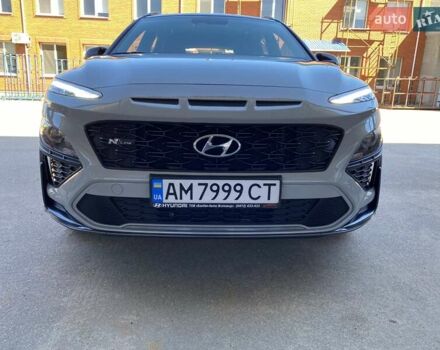 Сірий Хендай Kona, об'ємом двигуна 1.6 л та пробігом 42 тис. км за 24000 $, фото 5 на Automoto.ua