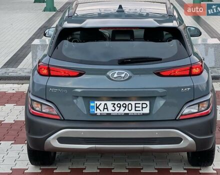 Сірий Хендай Kona, об'ємом двигуна 1.6 л та пробігом 53 тис. км за 18900 $, фото 14 на Automoto.ua