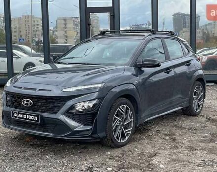 Серый Хендай Kona, объемом двигателя 1.6 л и пробегом 16 тыс. км за 20990 $, фото 2 на Automoto.ua