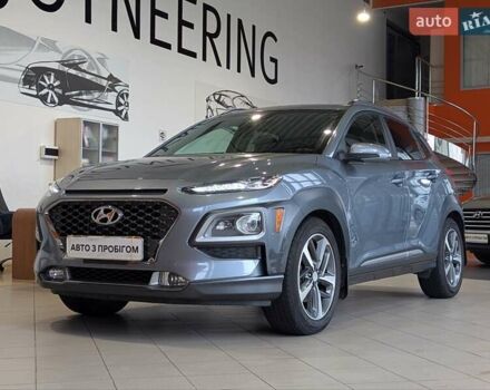 Серый Хендай Kona, объемом двигателя 1.59 л и пробегом 75 тыс. км за 15500 $, фото 1 на Automoto.ua
