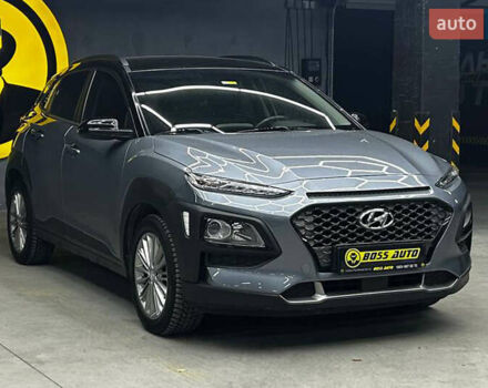 Серый Хендай Kona, объемом двигателя 2 л и пробегом 55 тыс. км за 15800 $, фото 1 на Automoto.ua