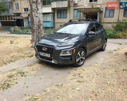 Серый Хендай Kona, объемом двигателя 1.59 л и пробегом 70 тыс. км за 18700 $, фото 1 на Automoto.ua