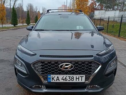 Сірий Хендай Kona, об'ємом двигуна 1.6 л та пробігом 12 тис. км за 21500 $, фото 1 на Automoto.ua