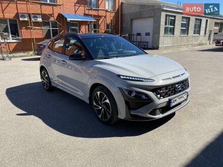 Сірий Хендай Kona, об'ємом двигуна 1.6 л та пробігом 42 тис. км за 24000 $, фото 1 на Automoto.ua