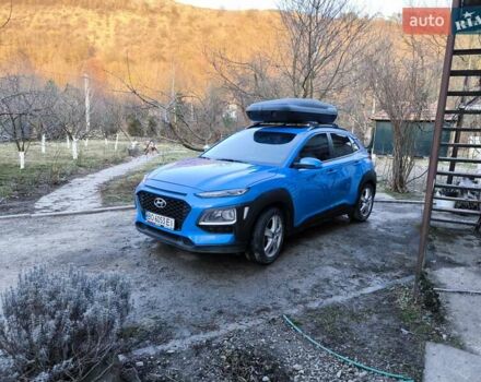 Синий Хендай Kona, объемом двигателя 1.6 л и пробегом 81 тыс. км за 17000 $, фото 1 на Automoto.ua