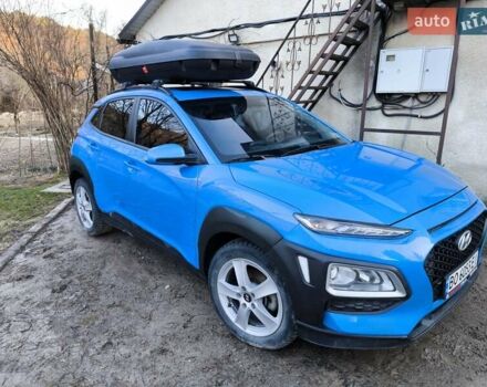 Синий Хендай Kona, объемом двигателя 1.6 л и пробегом 81 тыс. км за 17000 $, фото 3 на Automoto.ua