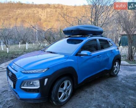 Синий Хендай Kona, объемом двигателя 1.6 л и пробегом 81 тыс. км за 17000 $, фото 2 на Automoto.ua