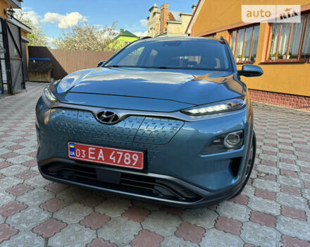 Синий Хендай Kona, объемом двигателя 0 л и пробегом 48 тыс. км за 17900 $, фото 71 на Automoto.ua