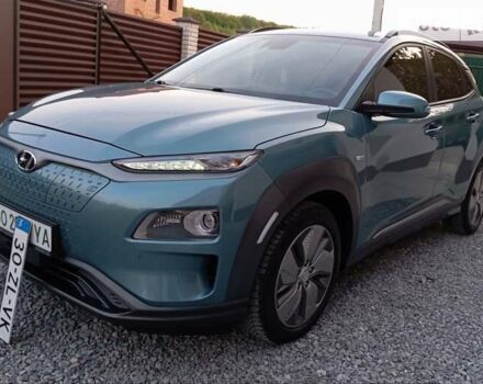 Синий Хендай Kona, объемом двигателя 0 л и пробегом 56 тыс. км за 17650 $, фото 3 на Automoto.ua