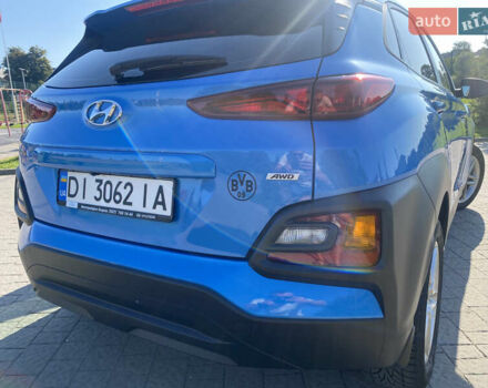 Синий Хендай Kona, объемом двигателя 2 л и пробегом 48 тыс. км за 15350 $, фото 17 на Automoto.ua