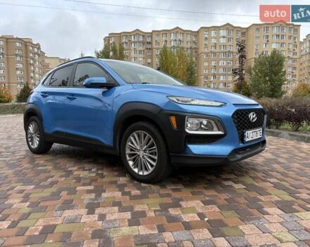 Синий Хендай Kona, объемом двигателя 2 л и пробегом 67 тыс. км за 14400 $, фото 2 на Automoto.ua