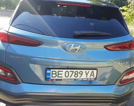 Синий Хендай Kona, объемом двигателя 0 л и пробегом 122 тыс. км за 16500 $, фото 1 на Automoto.ua