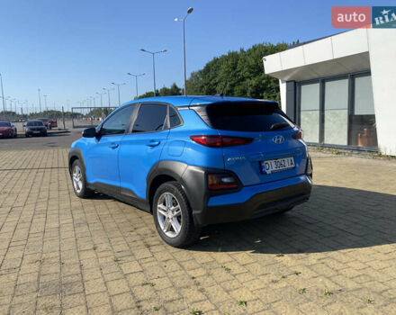 Синий Хендай Kona, объемом двигателя 2 л и пробегом 48 тыс. км за 15350 $, фото 12 на Automoto.ua