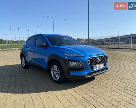 Синий Хендай Kona, объемом двигателя 2 л и пробегом 48 тыс. км за 15350 $, фото 3 на Automoto.ua