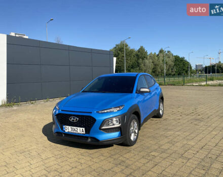 Синий Хендай Kona, объемом двигателя 2 л и пробегом 48 тыс. км за 15350 $, фото 5 на Automoto.ua