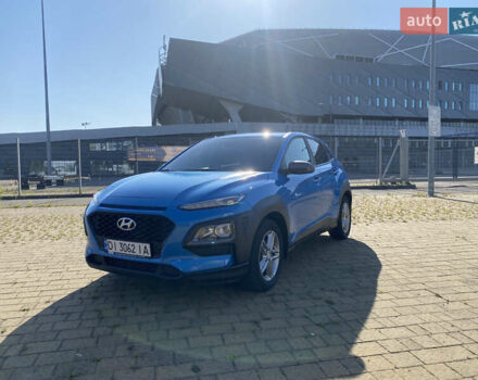 Синий Хендай Kona, объемом двигателя 2 л и пробегом 48 тыс. км за 15350 $, фото 14 на Automoto.ua