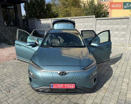 Синий Хендай Kona, объемом двигателя 0 л и пробегом 89 тыс. км за 16999 $, фото 27 на Automoto.ua