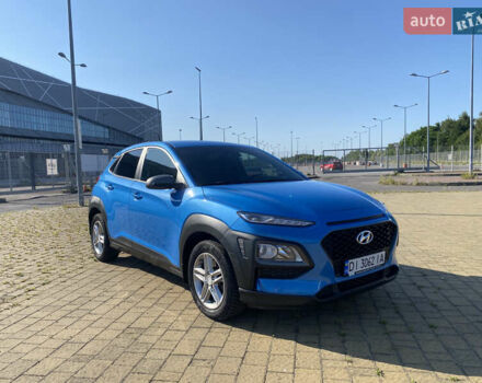 Синий Хендай Kona, объемом двигателя 2 л и пробегом 48 тыс. км за 15350 $, фото 16 на Automoto.ua