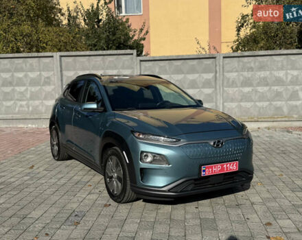 Синий Хендай Kona, объемом двигателя 0 л и пробегом 89 тыс. км за 16999 $, фото 3 на Automoto.ua