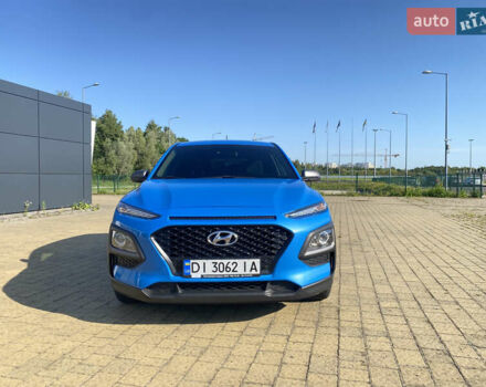Синий Хендай Kona, объемом двигателя 2 л и пробегом 48 тыс. км за 15350 $, фото 4 на Automoto.ua