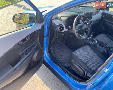 Синий Хендай Kona, объемом двигателя 2 л и пробегом 48 тыс. км за 15350 $, фото 21 на Automoto.ua