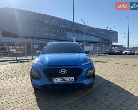 Синий Хендай Kona, объемом двигателя 2 л и пробегом 48 тыс. км за 15350 $, фото 15 на Automoto.ua