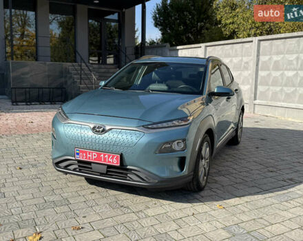 Синий Хендай Kona, объемом двигателя 0 л и пробегом 89 тыс. км за 16999 $, фото 1 на Automoto.ua