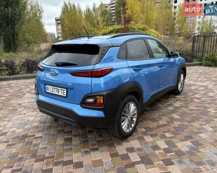 Синий Хендай Kona, объемом двигателя 2 л и пробегом 67 тыс. км за 14400 $, фото 5 на Automoto.ua