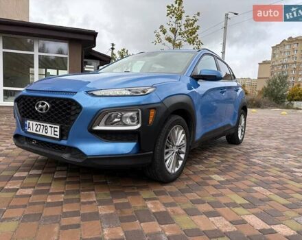 Синий Хендай Kona, объемом двигателя 2 л и пробегом 67 тыс. км за 14400 $, фото 3 на Automoto.ua
