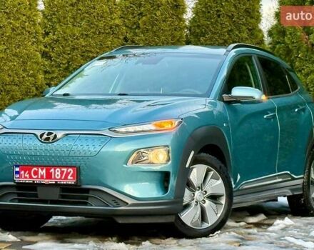 Синий Хендай Kona, объемом двигателя 0 л и пробегом 105 тыс. км за 17200 $, фото 4 на Automoto.ua