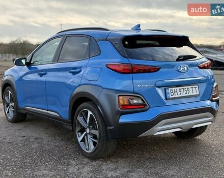 Синий Хендай Kona, объемом двигателя 1.6 л и пробегом 53 тыс. км за 15500 $, фото 6 на Automoto.ua