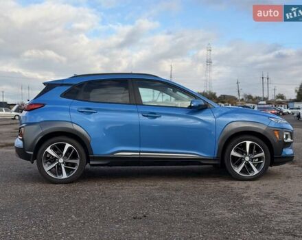 Синий Хендай Kona, объемом двигателя 1.6 л и пробегом 53 тыс. км за 15500 $, фото 9 на Automoto.ua