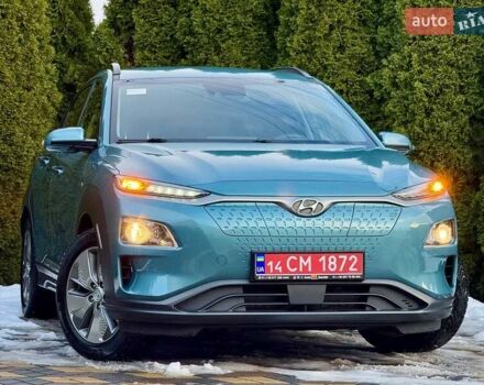 Синий Хендай Kona, объемом двигателя 0 л и пробегом 105 тыс. км за 17200 $, фото 1 на Automoto.ua