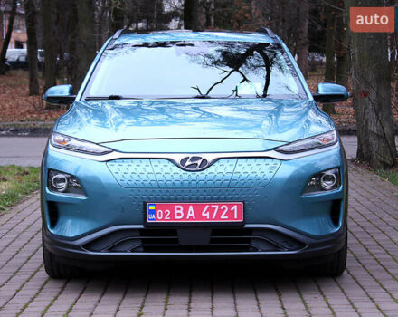 Синий Хендай Kona, объемом двигателя 0 л и пробегом 51 тыс. км за 19300 $, фото 2 на Automoto.ua