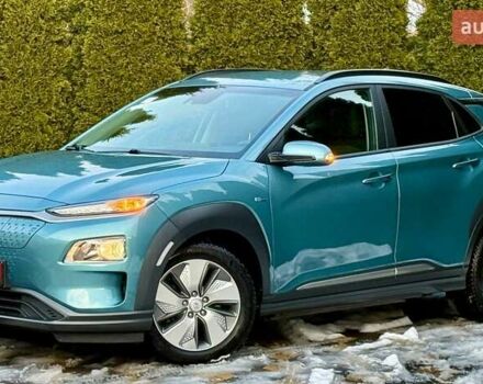 Синий Хендай Kona, объемом двигателя 0 л и пробегом 105 тыс. км за 17200 $, фото 5 на Automoto.ua