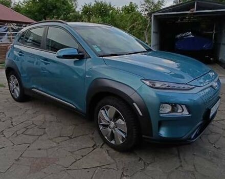 Синий Хендай Kona, объемом двигателя 0 л и пробегом 67 тыс. км за 14800 $, фото 13 на Automoto.ua