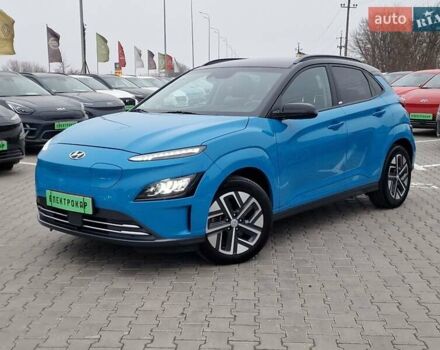 Синий Хендай Kona, объемом двигателя 0 л и пробегом 52 тыс. км за 17300 $, фото 5 на Automoto.ua