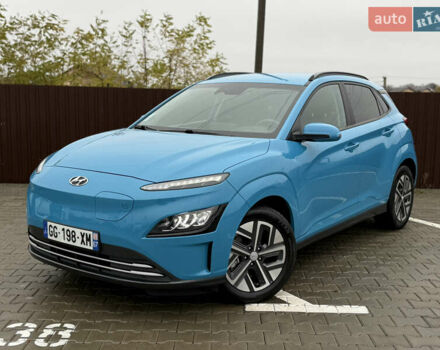 Синій Хендай Kona, об'ємом двигуна 0 л та пробігом 54 тис. км за 17650 $, фото 1 на Automoto.ua