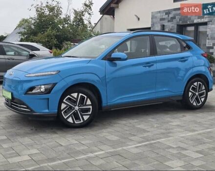Синий Хендай Kona, объемом двигателя 0 л и пробегом 21 тыс. км за 17800 $, фото 4 на Automoto.ua