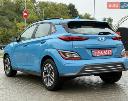 Синий Хендай Kona, объемом двигателя 0 л и пробегом 29 тыс. км за 16900 $, фото 7 на Automoto.ua