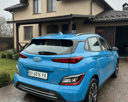 Синий Хендай Kona, объемом двигателя 0 л и пробегом 81 тыс. км за 16950 $, фото 5 на Automoto.ua