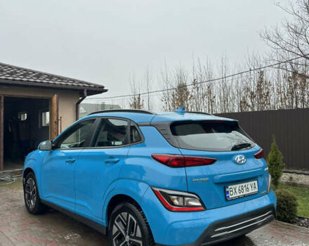 Синий Хендай Kona, объемом двигателя 0 л и пробегом 81 тыс. км за 16950 $, фото 7 на Automoto.ua